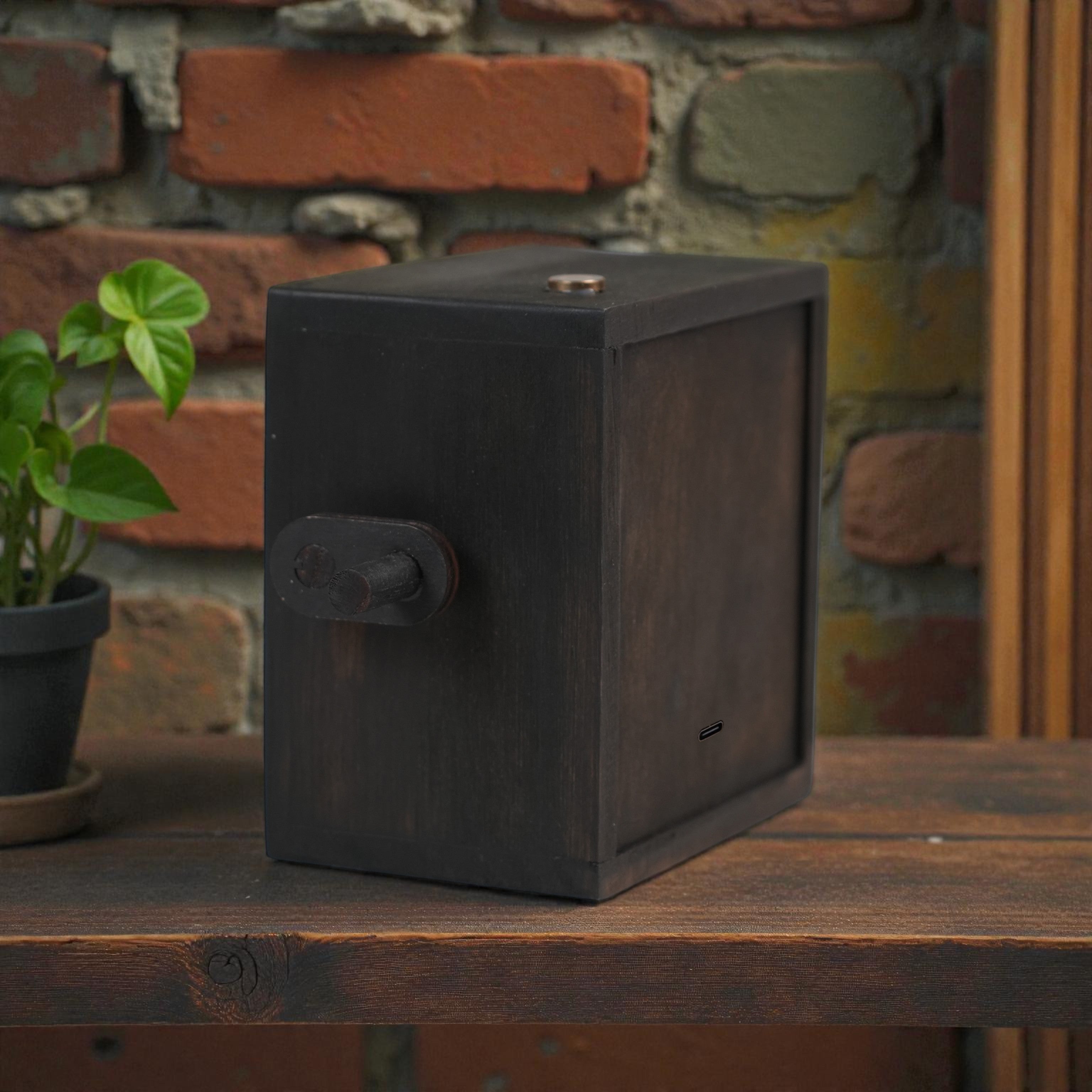 Hộp quay ảnh kỷ niệm - flip photo box - tích hợp đèn LED - in hình ảnh theo yêu cầu