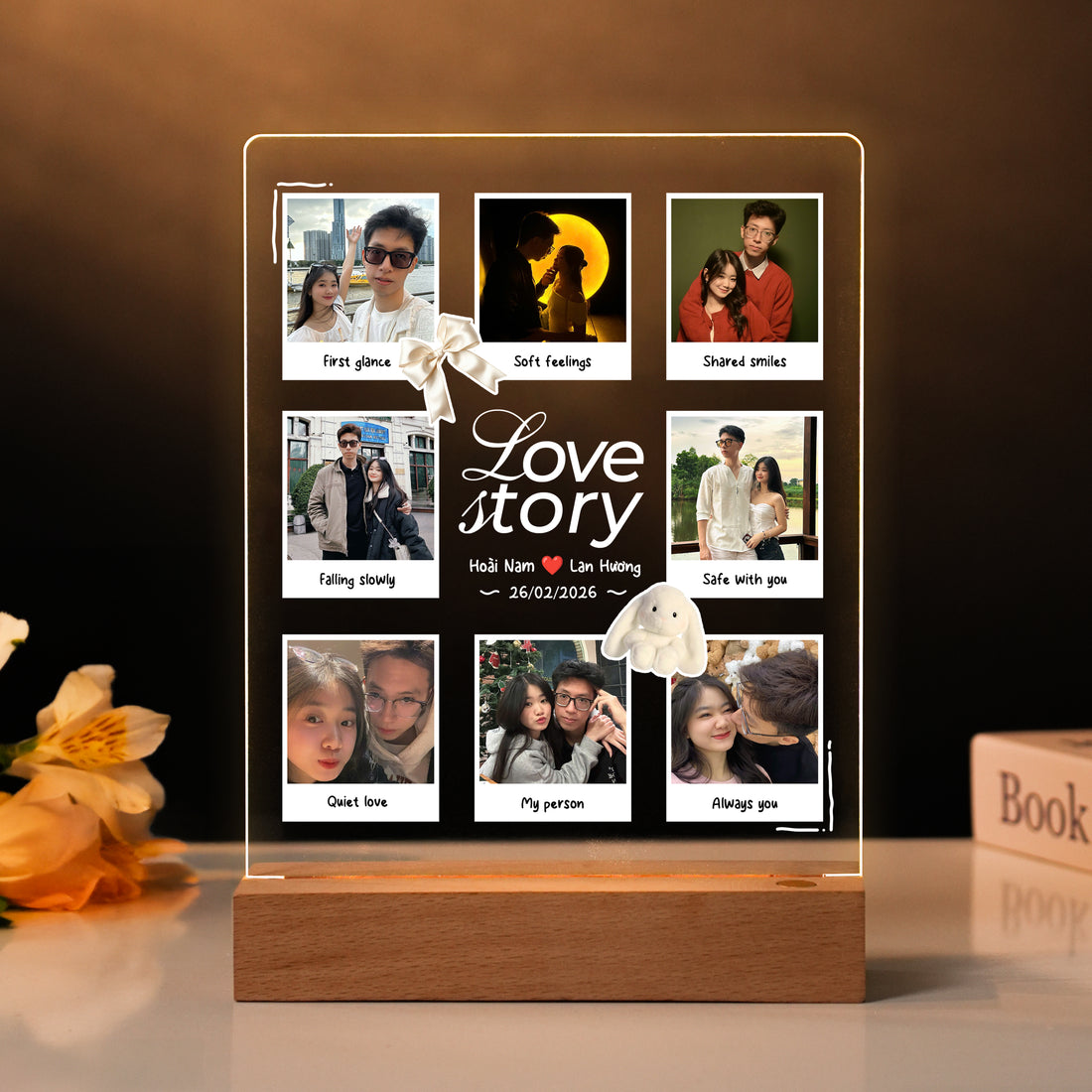 Quà tặng ĐÈN NGỦ IN HÌNH THEO YÊU CẦU - Quà Tặng Ngày Kỉ Niệm
