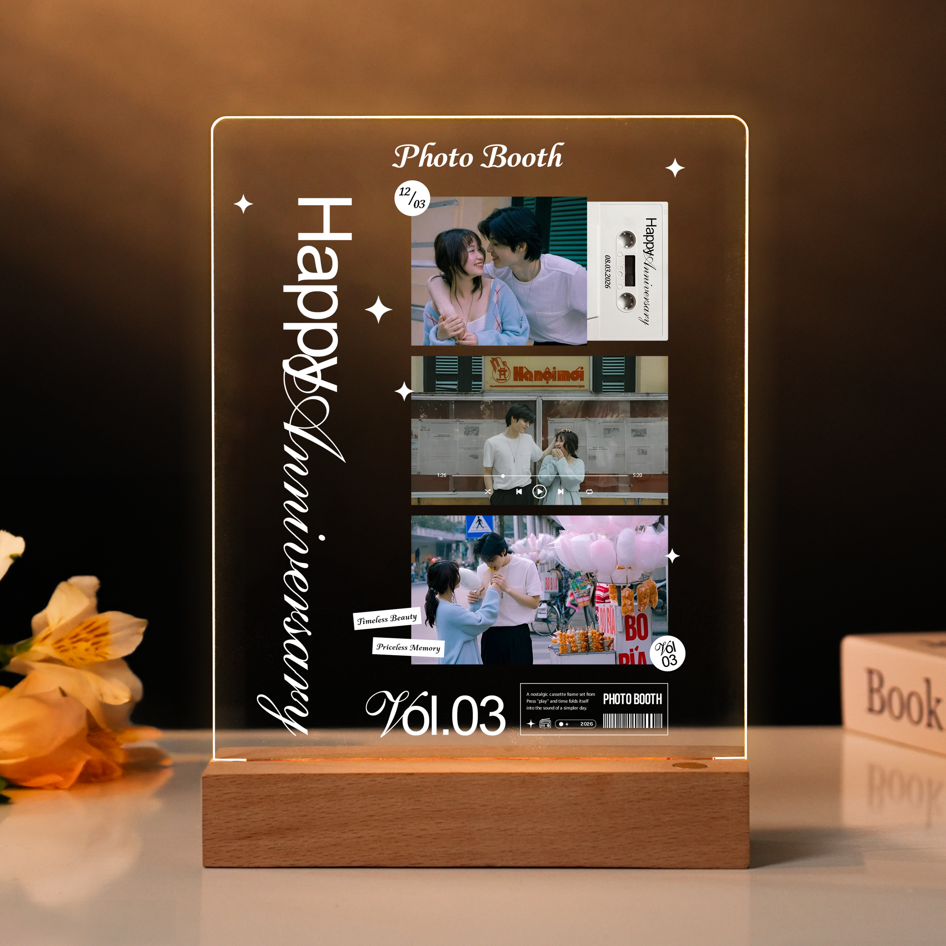 Quà tặng ĐÈN NGỦ IN HÌNH THEO YÊU CẦU - Quà Tặng Ngày Kỉ Niệm